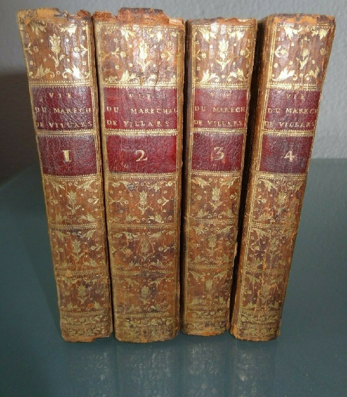 anciens livres memoires du duc de villars