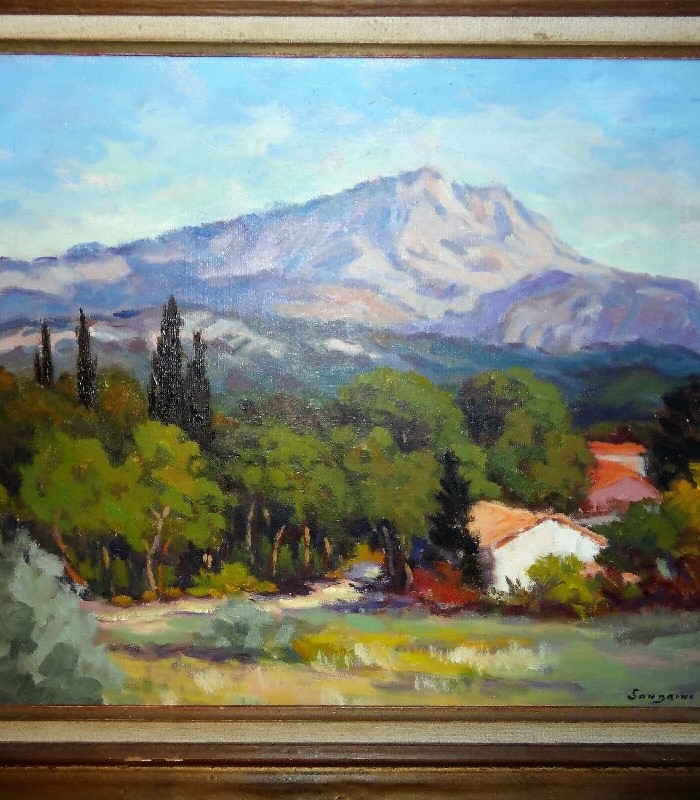 eugene sandrini tableau impressionniste