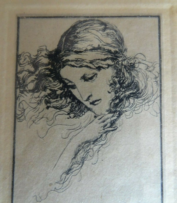 willy pogany art nouveau femme