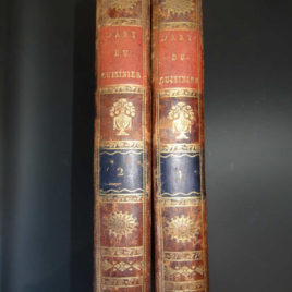 Anciens livres de cuisine gastronomie l’art du cuisinier 1814 par A Beauvilliers