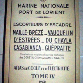 Marine Nationale – Atlas de coque et d’électricité, Port de Lorient (1960)