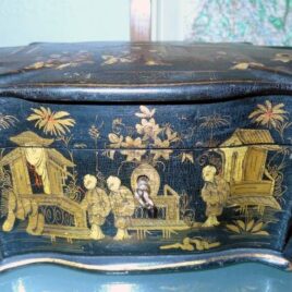 Boîte à thé Napoléon 3 à décor japonisant