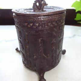 pot à onguent en bronze de l’ethnie Dogon (Mali)